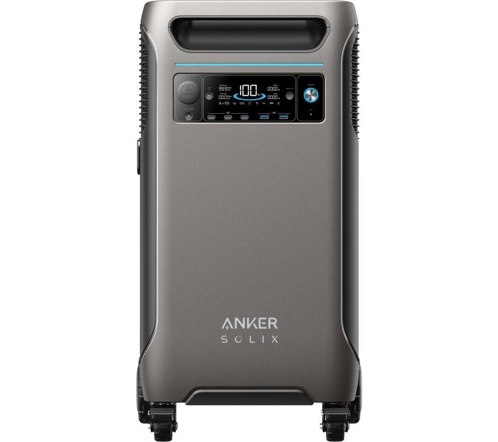 ANKER SOLIX F3800 3840 Wh Portable Power Station, Black