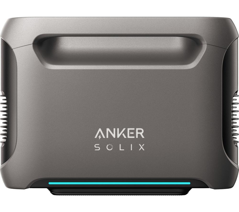 Anker Solix Bp3800 3840 Wh Portable Power Station Expansion Battery, Silver/Grey,Black