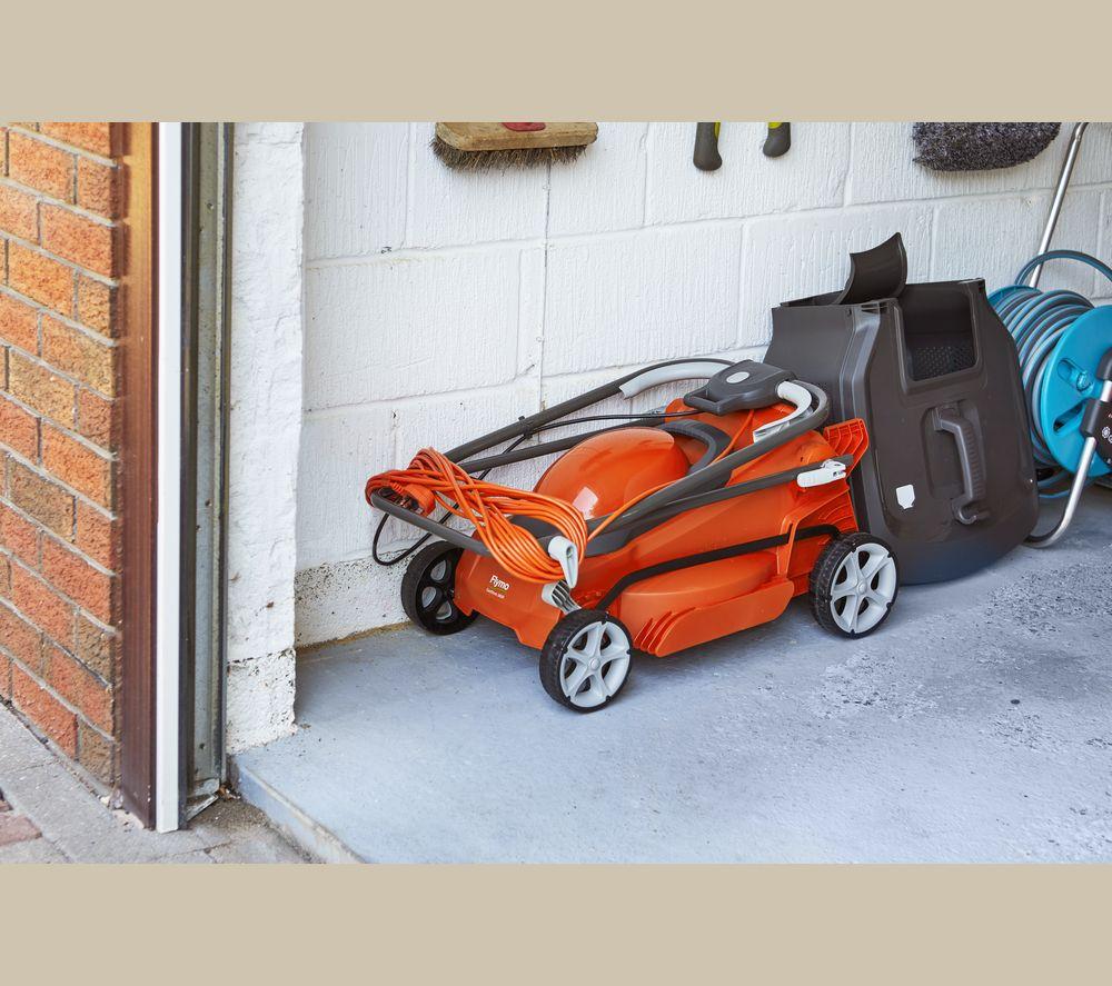 Buy FLYMO EasiStore 380R Corded Rotary Lawn Mower Orange Grey Currys