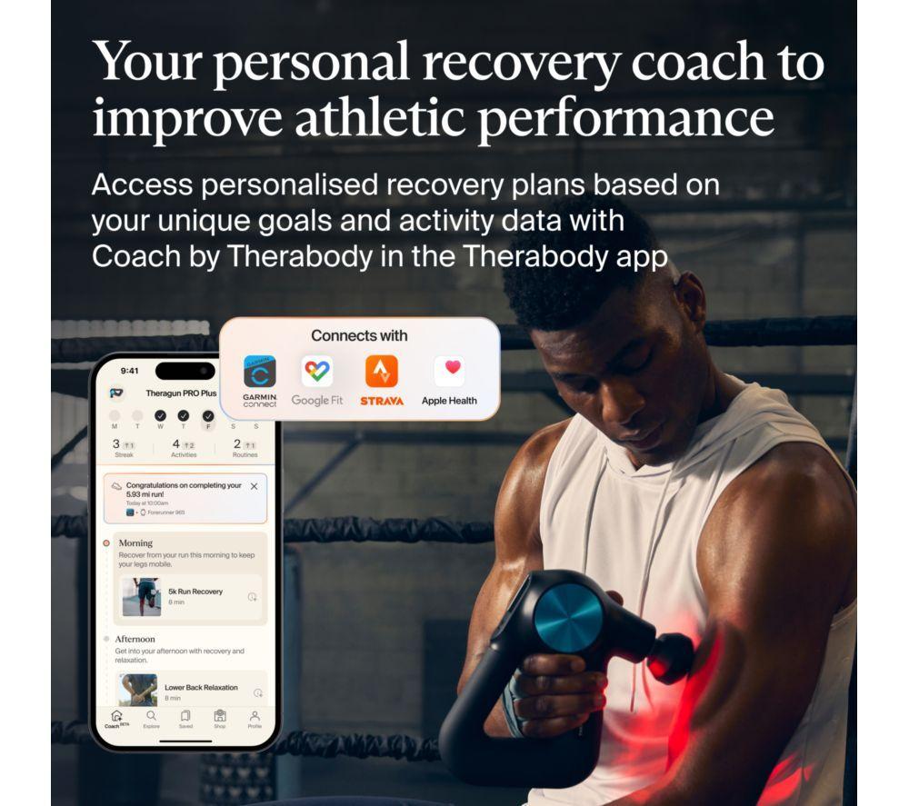 THERABODY Theragun Pro Plus Handheld Smart Percussive Therapy Device - Black image number 12 of 18