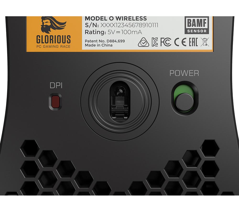 GLORIOUS Model O RGB Wireless Optical Gaming Mouse - Matte Black image number 6 of 11