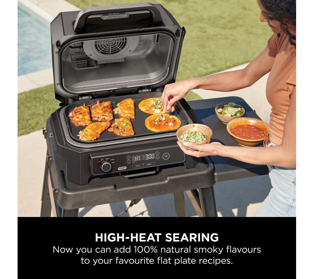 NINJA Woodfire XL Electric BBQ Grill Flat Plate image number 2 of 6
