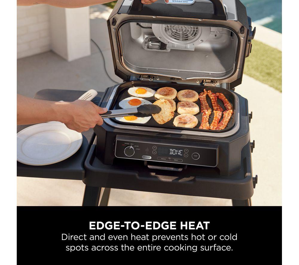 NINJA Woodfire XL Electric BBQ Grill Flat Plate image number 4 of 6