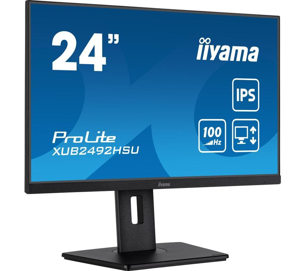 IIYAMA ProLite XUB2492HSU-B6 Full HD 24" LED Monitor - Black image number 7 of 11