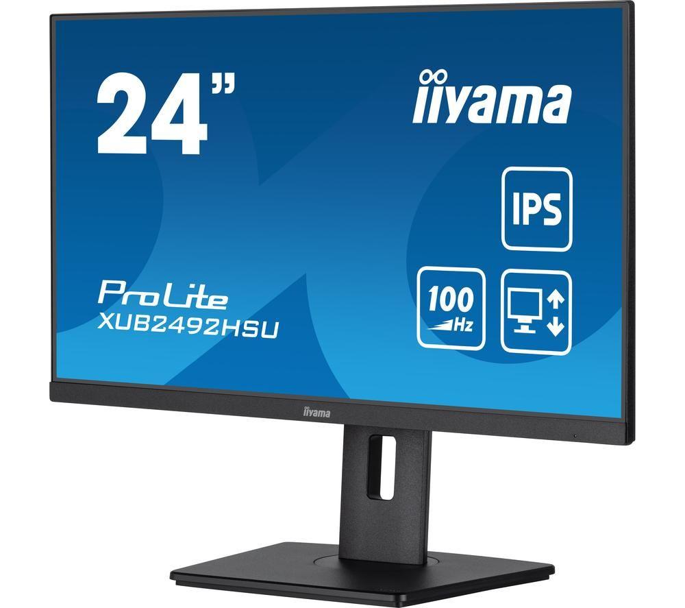 IIYAMA ProLite XUB2492HSU-B6 Full HD 24" LED Monitor - Black image number 8 of 11