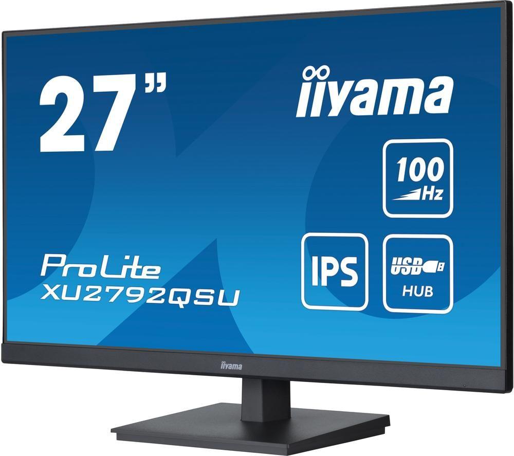 IIYAMA ProLite XU2792QSU-B6 Quad HD 27" LED Monitor - Black image number 10 of 11