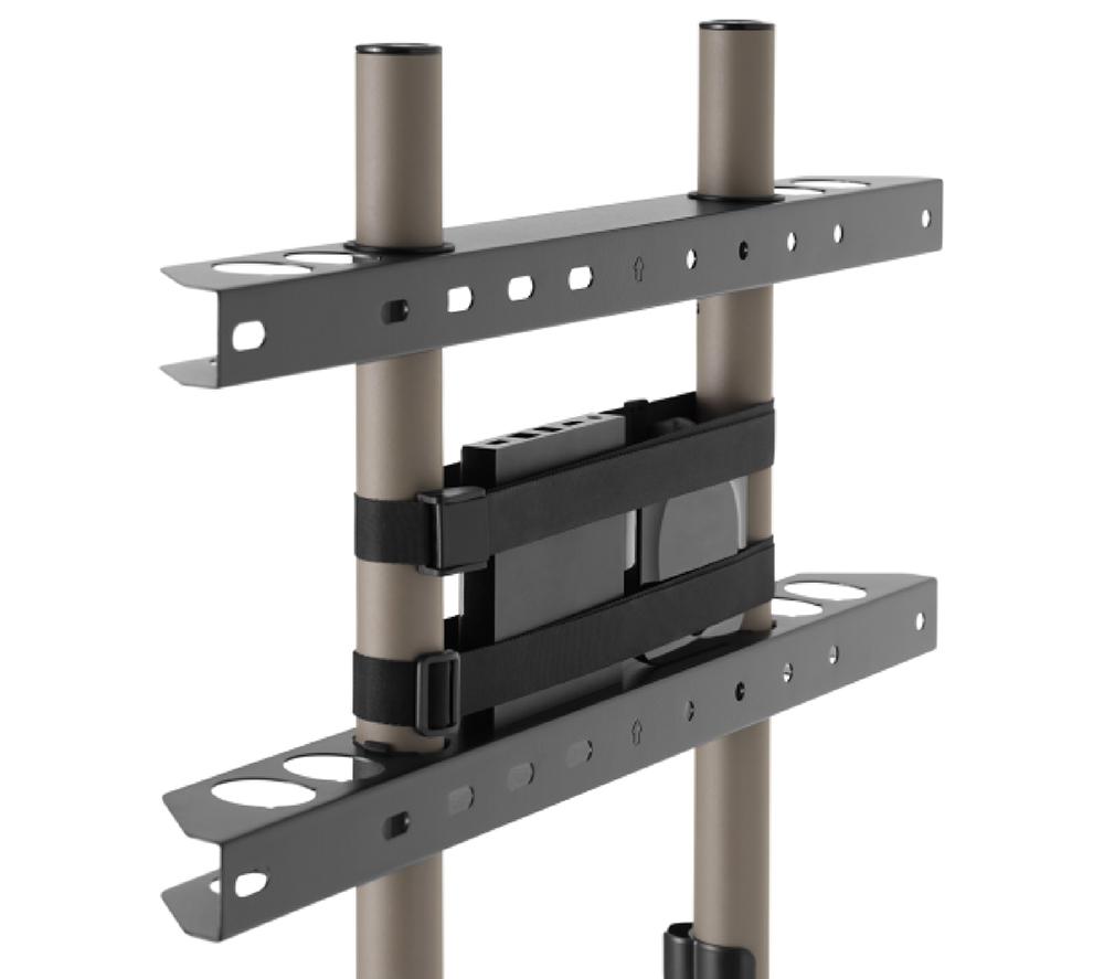 ONE FOR ALL EZ Premium WM7611 607 mm TV Floor Stand for 32-65" TVs - Black & Grey image number 6 of 9