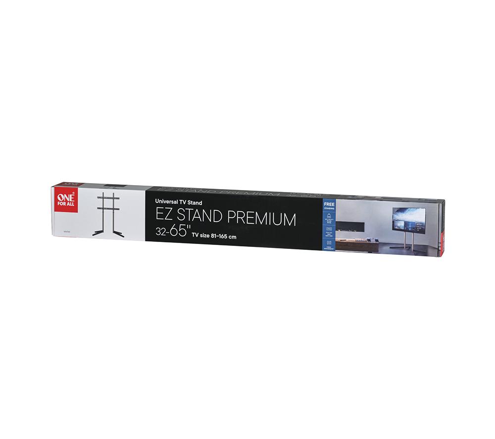 ONE FOR ALL EZ Premium WM7611 607 mm TV Floor Stand for 32-65" TVs - Black & Grey image number 9 of 9