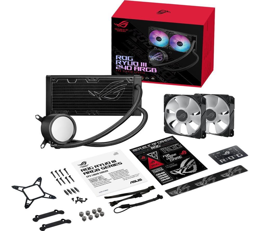 ASUS ROG Ryuo III 240 mm CPU Liquid Cooler - ARGB LED image number 7 of 8