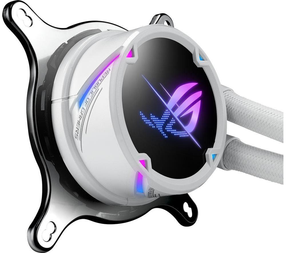 ASUS ROG Strix LC II 240 mm Liquid CPU Cooler - ARGB LED, White image number 5 of 6