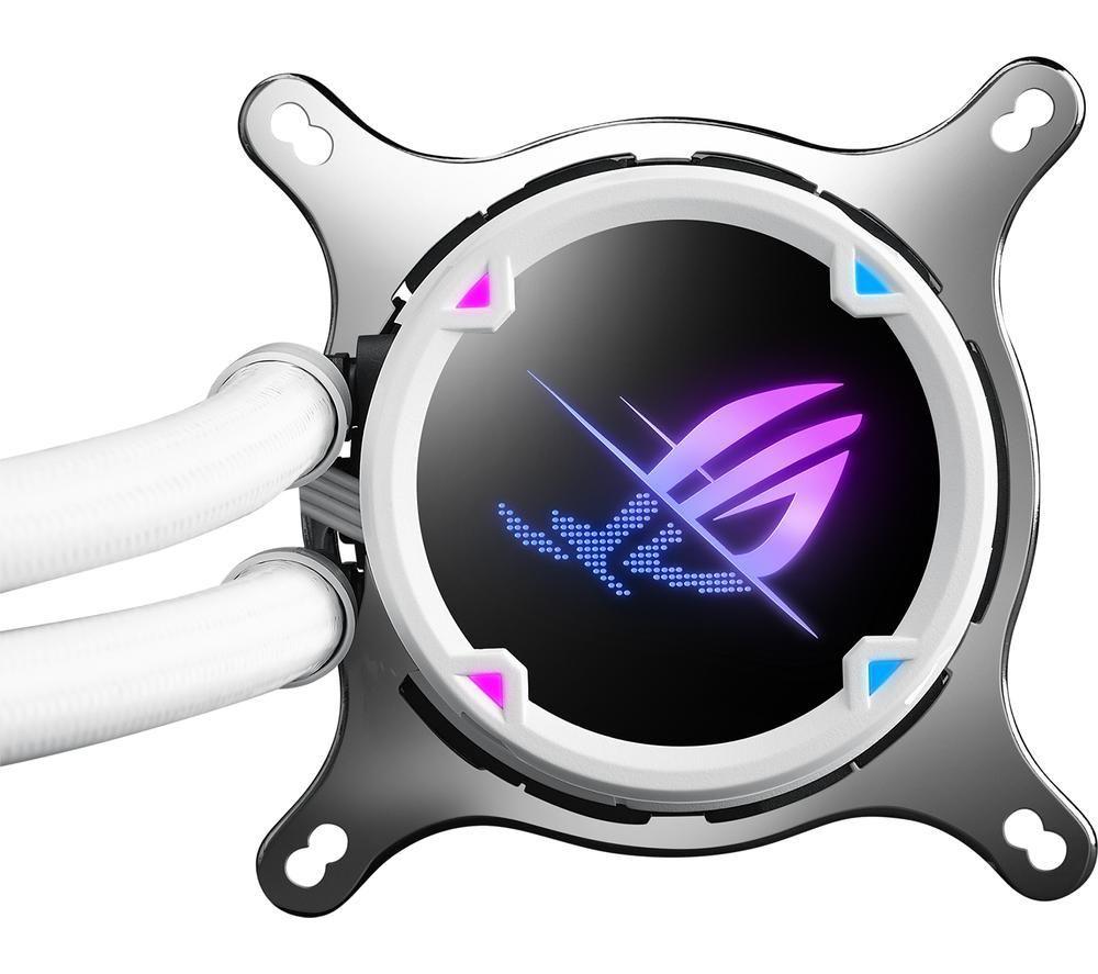 ASUS ROG Strix LC II 240 mm Liquid CPU Cooler - ARGB LED, White image number 6 of 6
