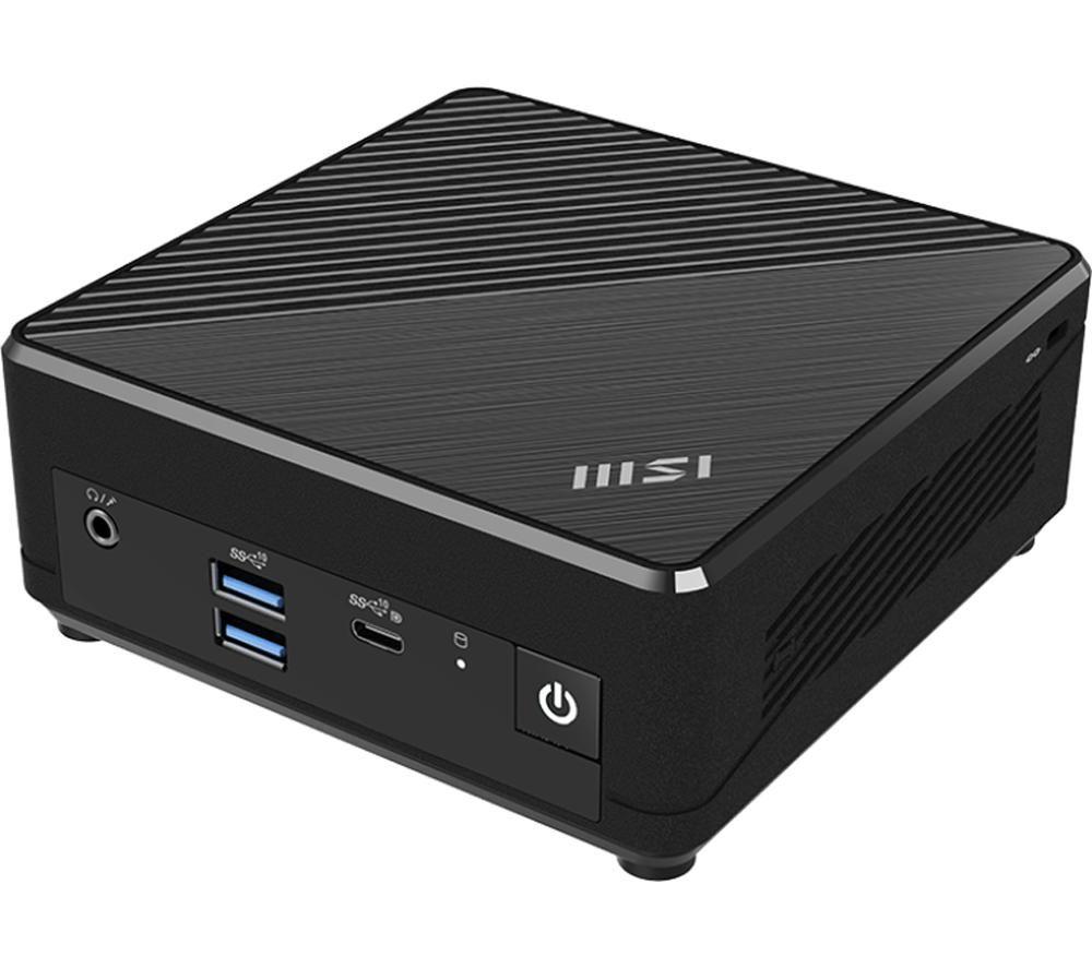 Msi Cubi N ADL Mini Desktop PC - Intel N100, 128 GB SSD, Black, Black