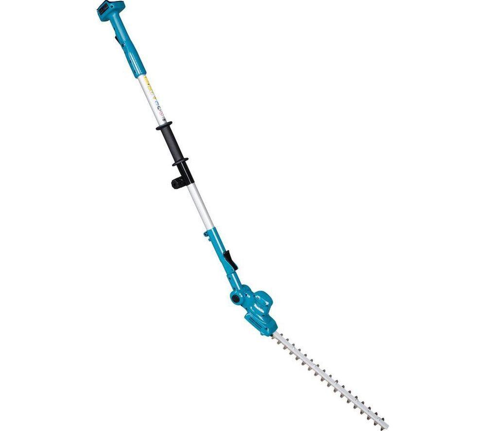 MAKITA LXT DUN461WZ Cordless Pole Hedge Trimmer - Black, Silver & Blue image number 3 of 7