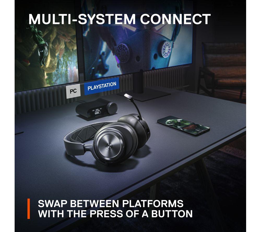 STEELSERIES Arctis Nova Pro Wireless 7.1 Gaming Headset for PC & PlayStation - Black image number 8 of 22