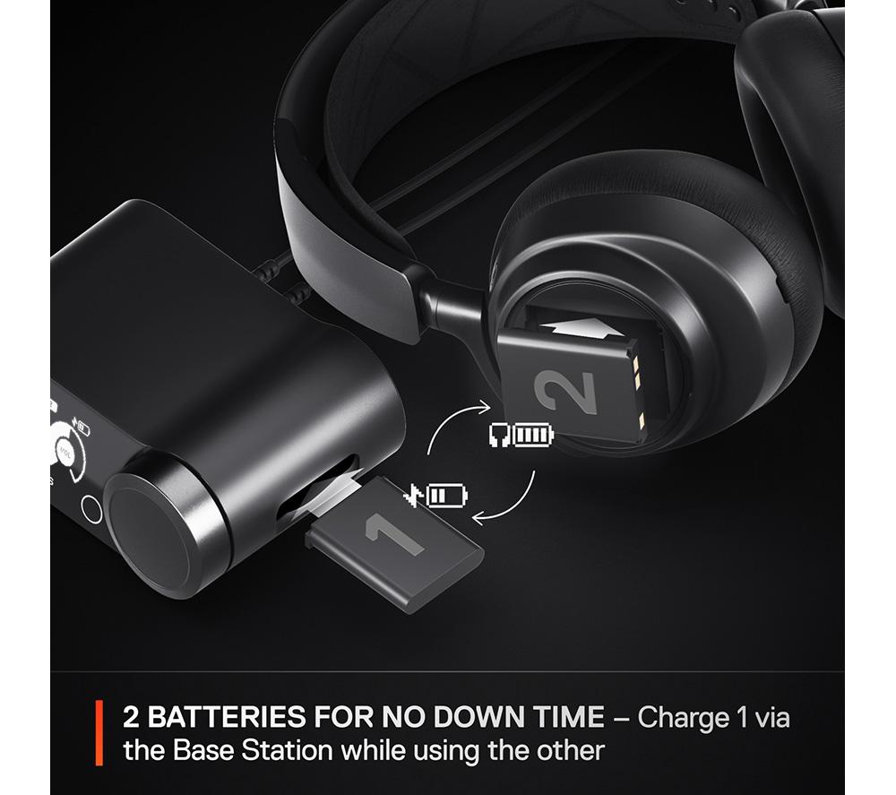 STEELSERIES Arctis Nova Pro Wireless 7.1 Gaming Headset for PC & PlayStation - Black image number 17 of 22