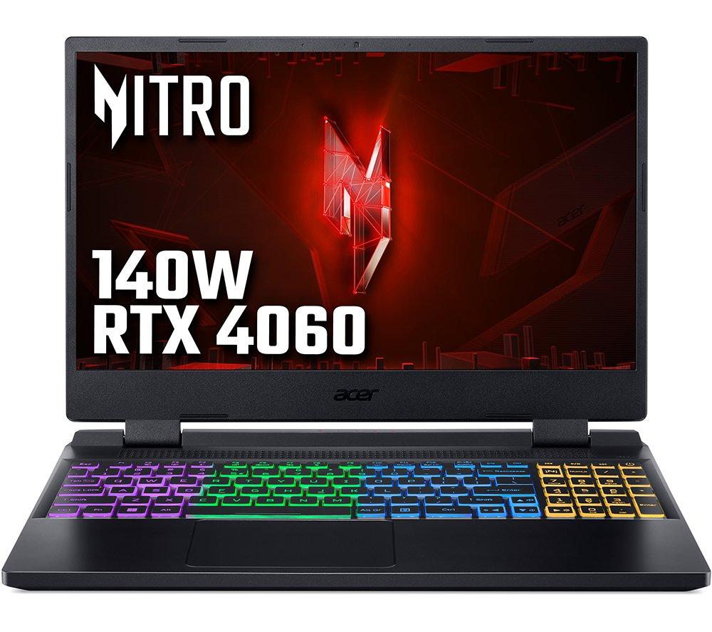 ACER Nitro 5 15.6 Gaming Laptop - IntelCore? i9, RTX 4060, 1 TB SSD, Black