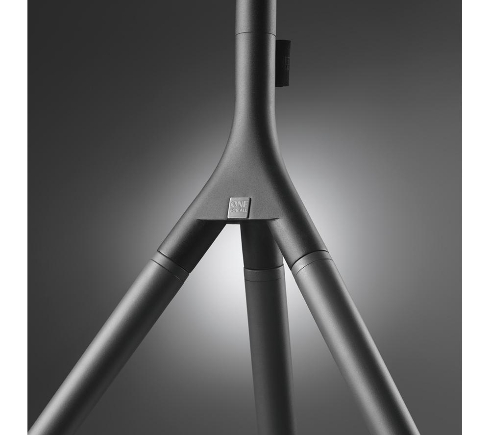 ONE FOR ALL WM 7461 873 mm Tripod TV Stand for 32-65" TVs - Titanium Grey image number 5 of 6