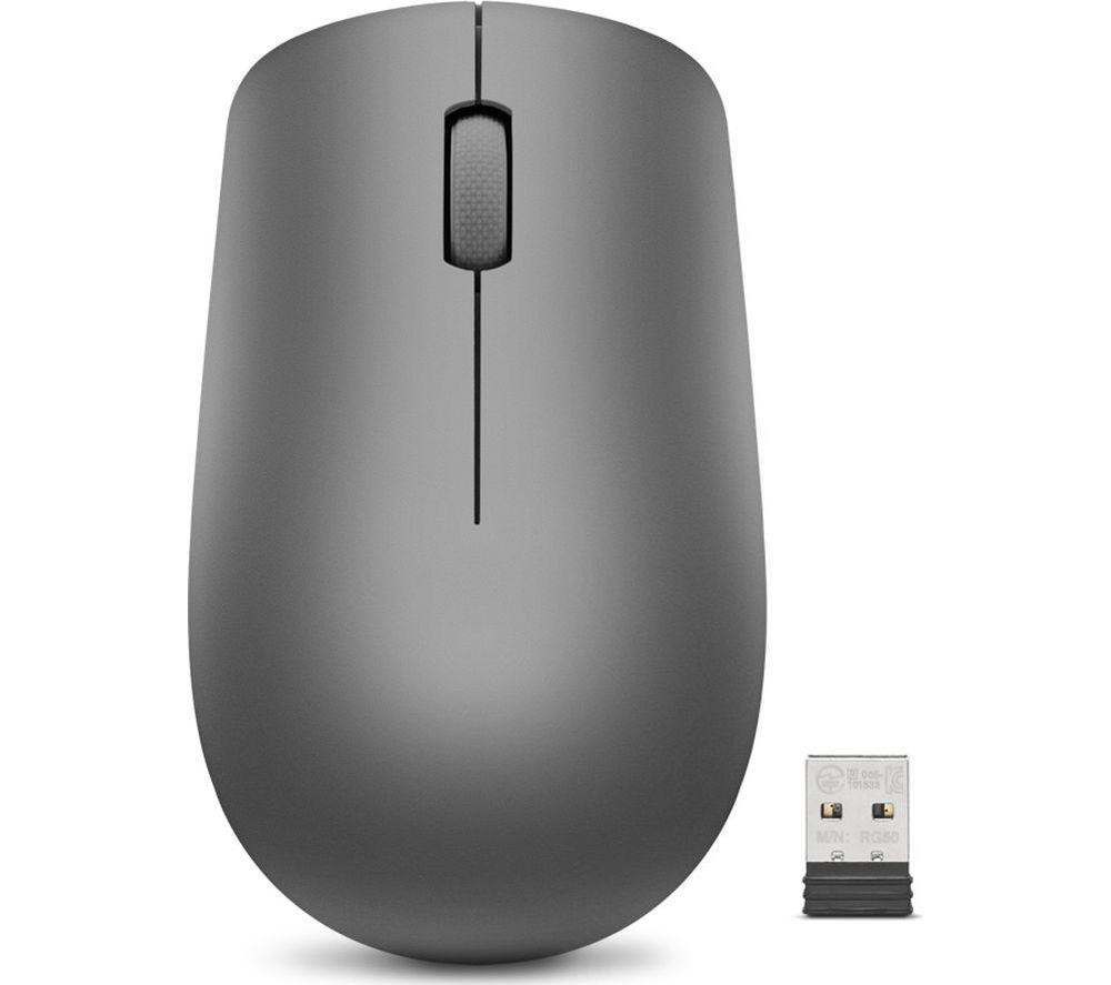 LENOVO 530 Wireless Optical Mouse, Black