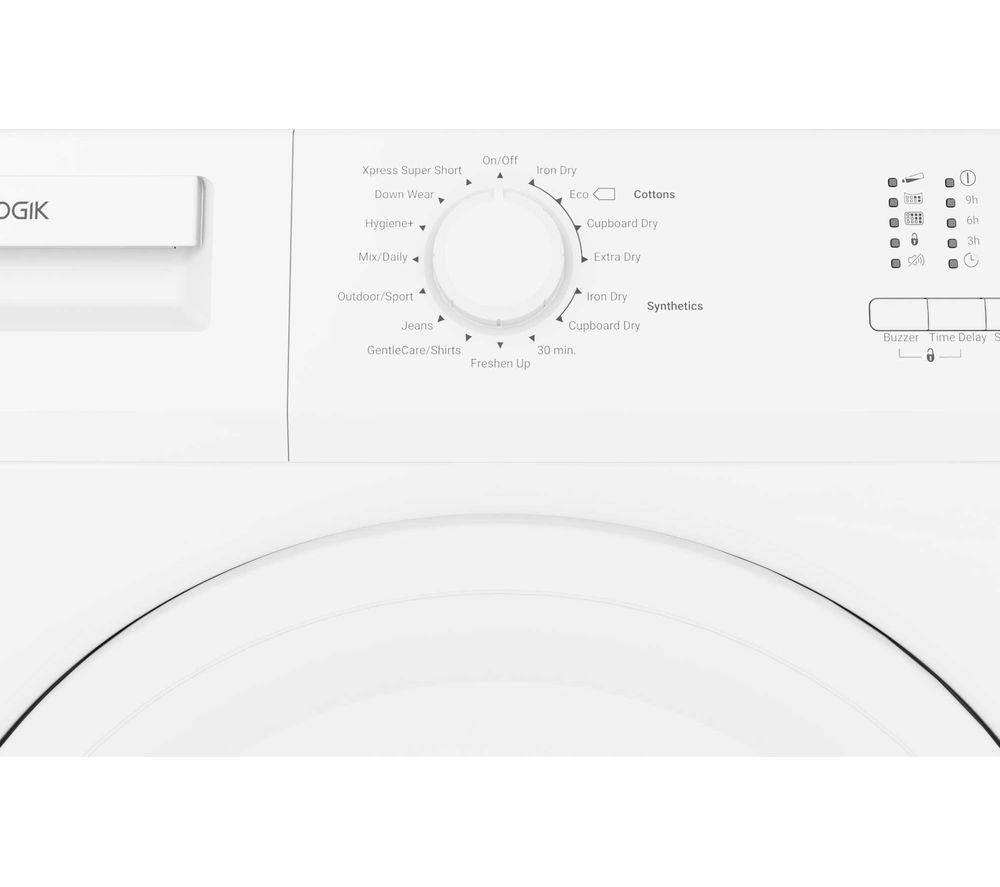 LOGIK LIHP7W24 Integrated 7 kg Heat Pump Tumble Dryer image number 5 of 9