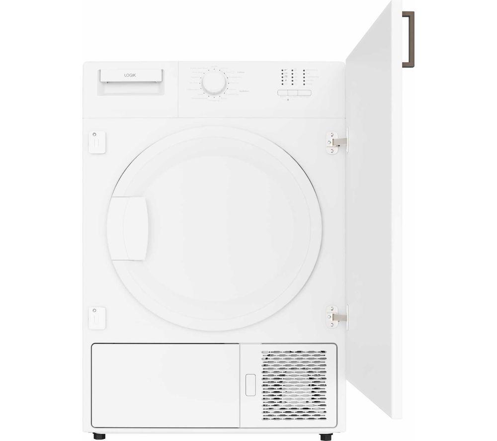 LOGIK LIHP7W24 Integrated 7 kg Heat Pump Tumble Dryer image number 7 of 9
