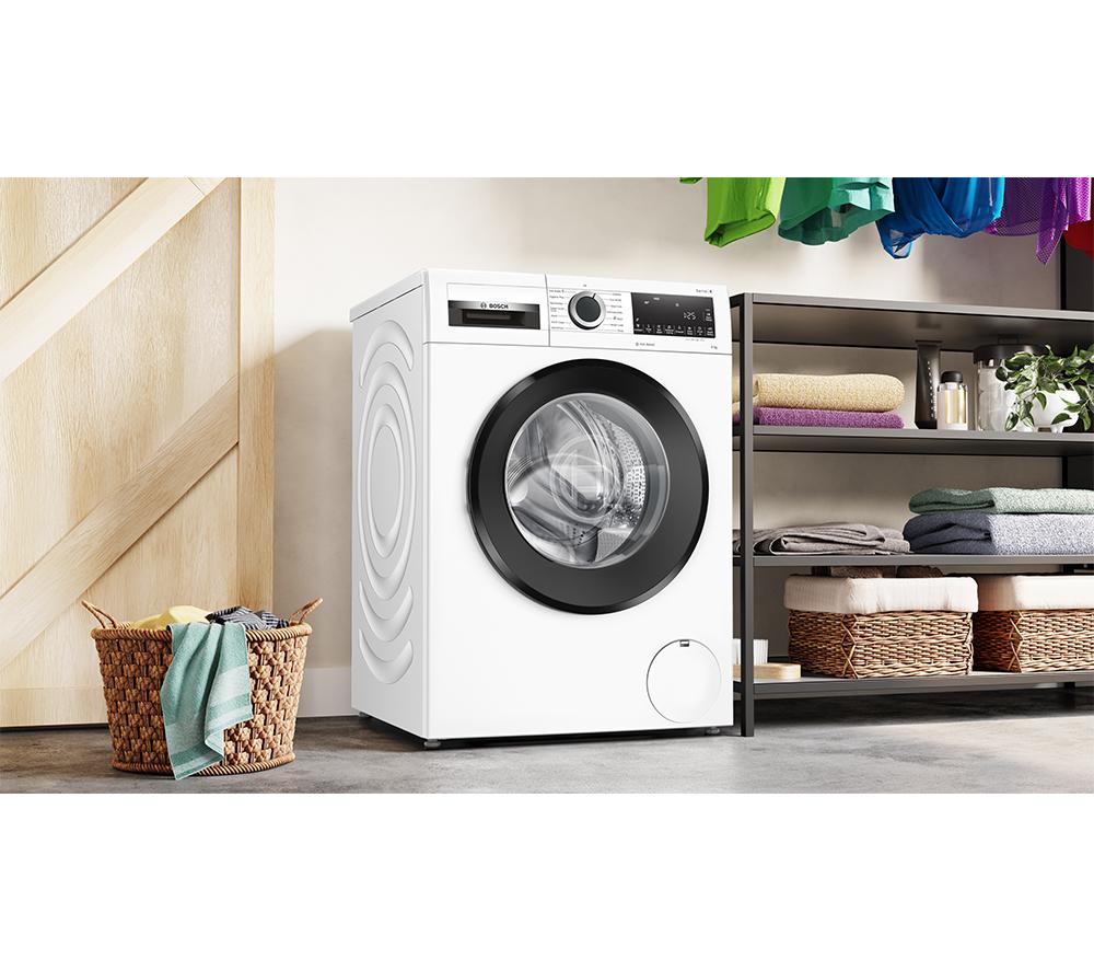 BOSCH Series 6 WGG24400GB AntiStain 9 kg 1400 Spin Washing Machine - White image number 5 of 8