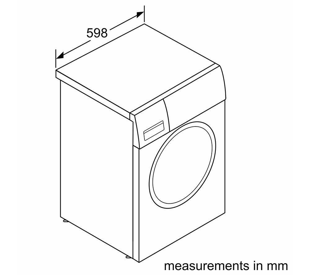 BOSCH Series 6 WGG24400GB AntiStain 9 kg 1400 Spin Washing Machine - White image number 7 of 8