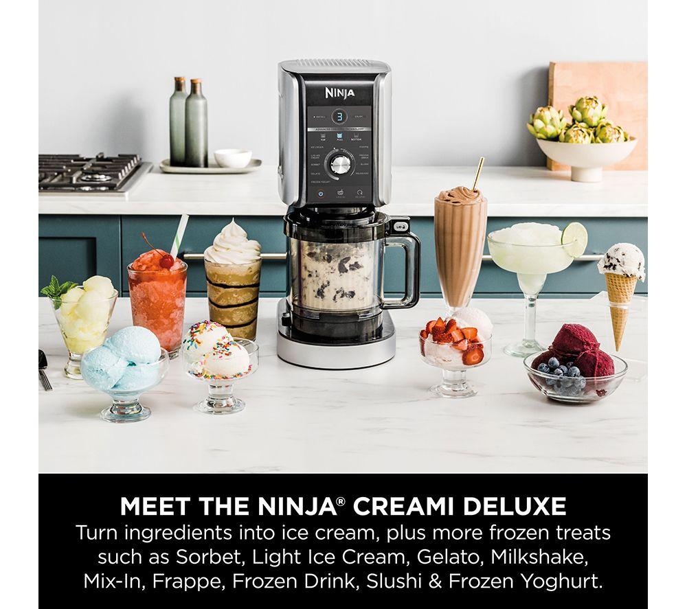 A714046 Ninja ニンジャ NC501 クリーミー CREAMi Deluxe アイス フローズンデザートメーカー アサイーボウル 直接引き取り歓迎 大阪 Buy NINJA Creami Deluxe NC501UK 10-in-1 Ice Cream & Frozen Dessert