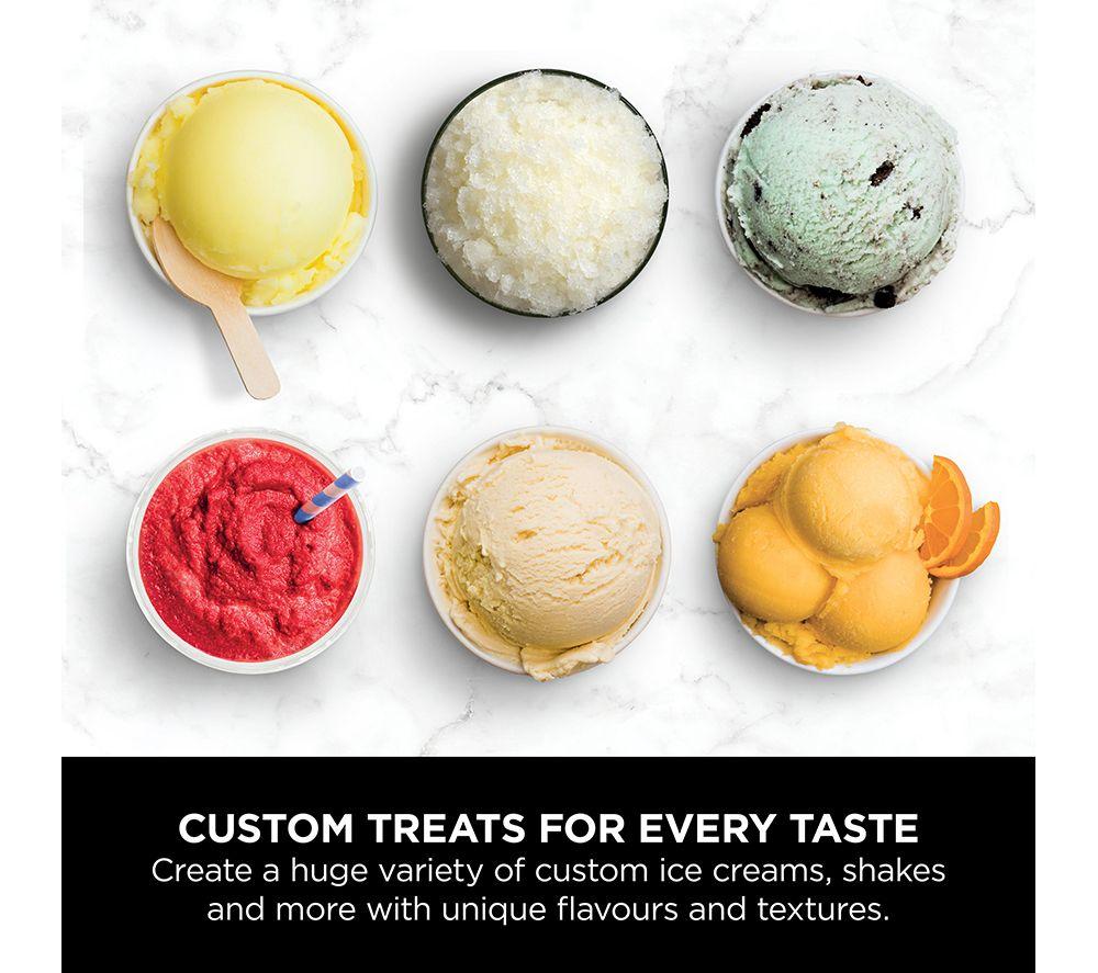 NINJA Creami Deluxe NC501UK 10-in-1 Ice Cream & Frozen Dessert Maker &ndash; Black & Silver image number 9 of 13
