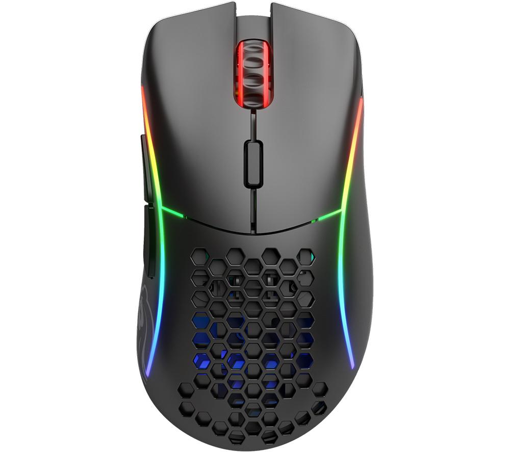 GLORIOUS Model D RGB Wireless Optical Gaming Mouse - Matte Black, Black