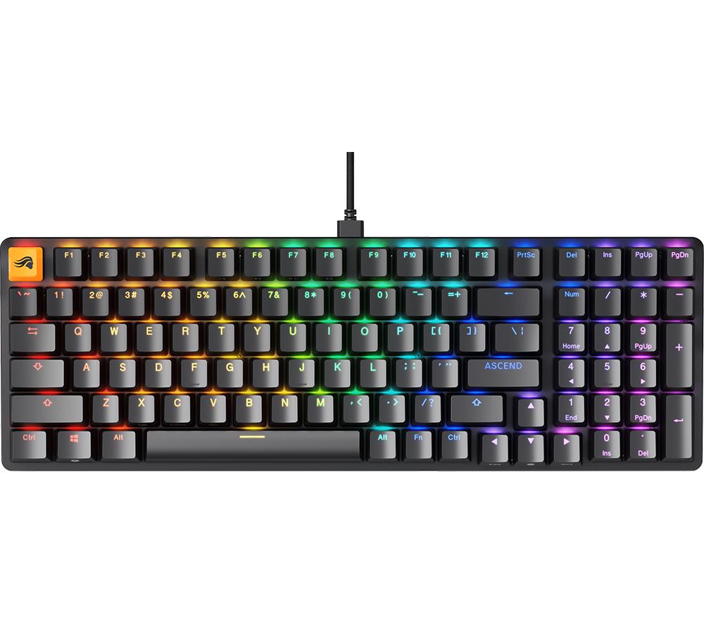 GLORIOUS GMMK 2 Prebuilt Mechanical Gaming Keyboard - Black, Black