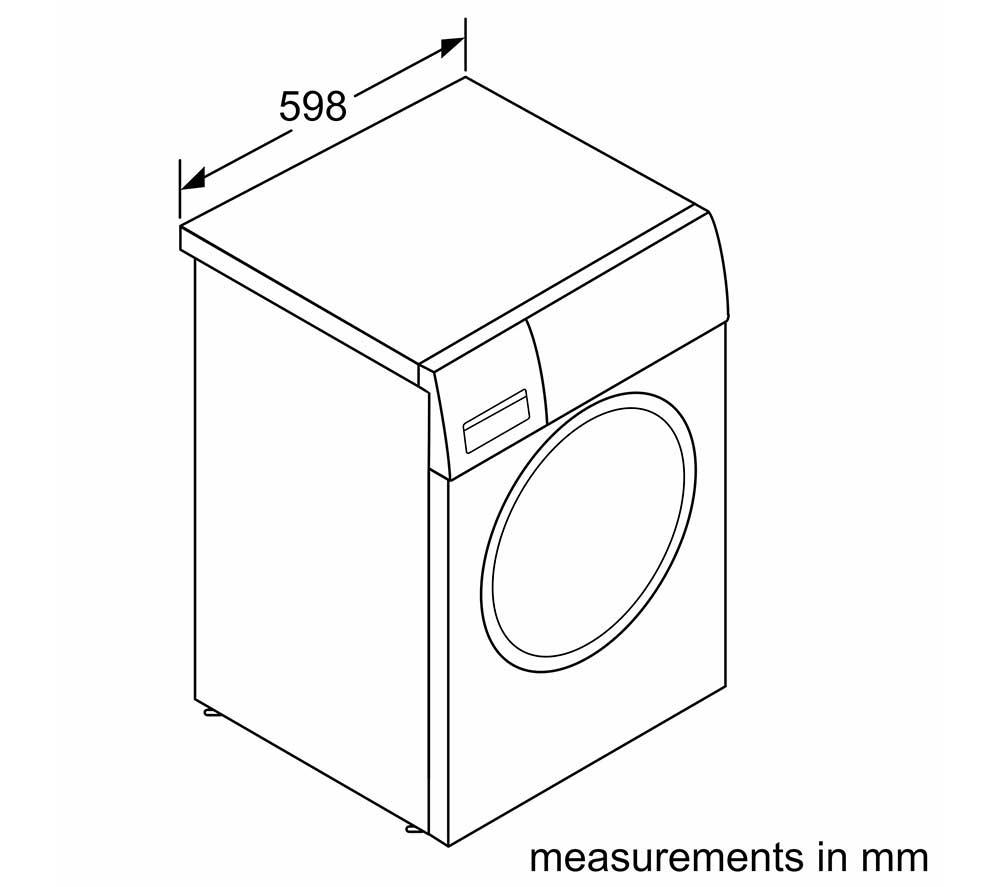 BOSCH Series 2 WGE03408GB 8 kg 1400 Spin Washing Machine - White image number 10 of 11