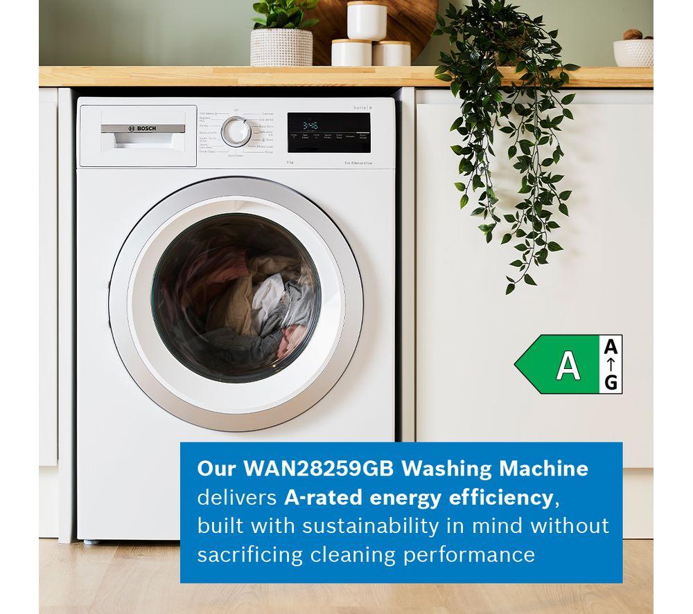 BOSCH Series 4 WAN28259GB 9 kg 1400 Spin Washing Machine - White image number 5 of 13
