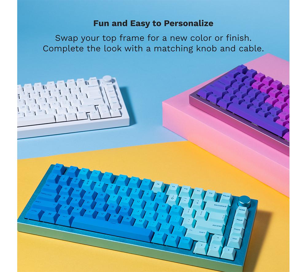 GLORIOUS GMMK PRO Prebuilt 75% Mechanical Gaming Keyboard - Black image number 10 of 10