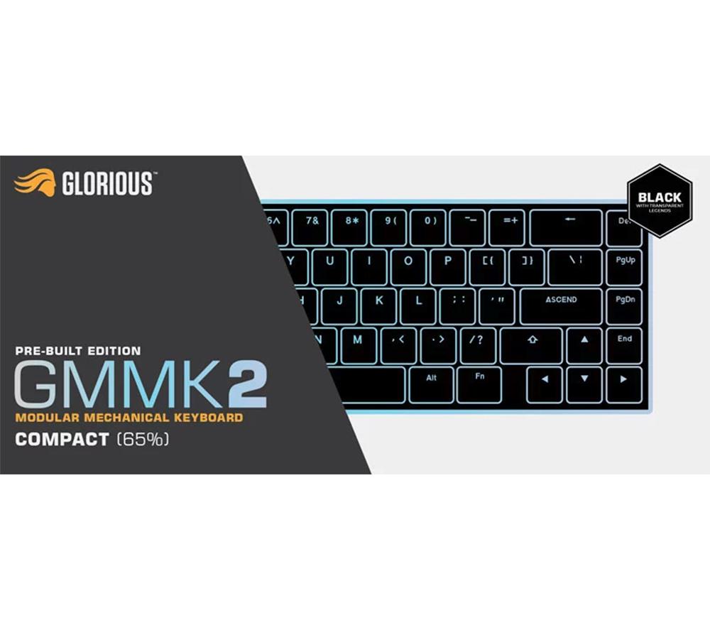 GLORIOUS GMMK 2 Prebuilt 65% Mechanical Gaming Keyboard - Black image number 16 of 23
