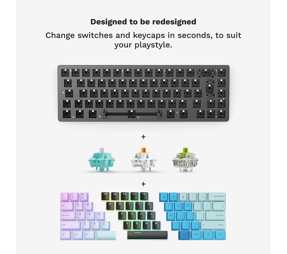GLORIOUS GMMK 2 Prebuilt 65% Mechanical Gaming Keyboard - Black image number 20 of 23