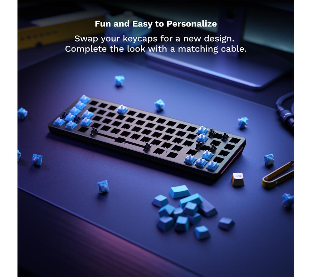 GLORIOUS GMMK 2 Prebuilt 65% Mechanical Gaming Keyboard - Black image number 21 of 23