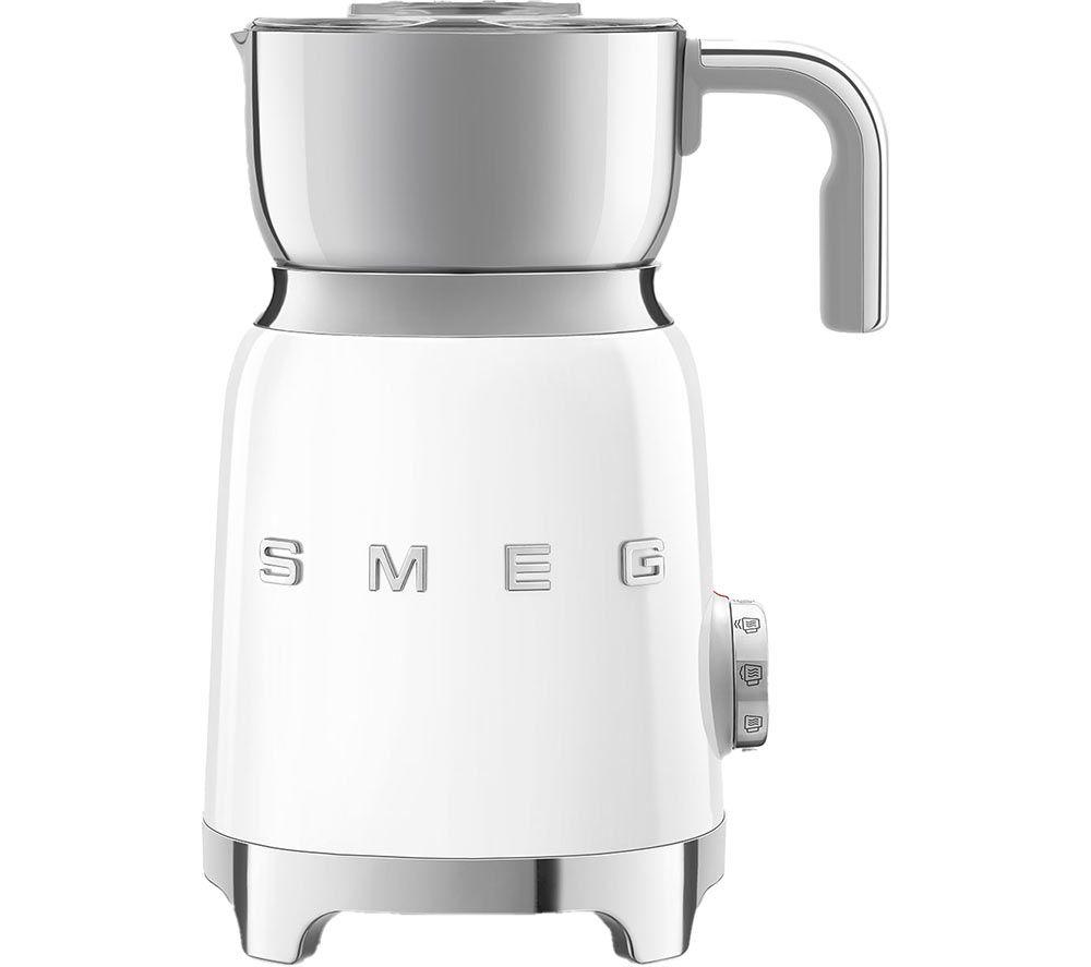 SMEG MFF11WHUK Electric Milk Frother - White, White