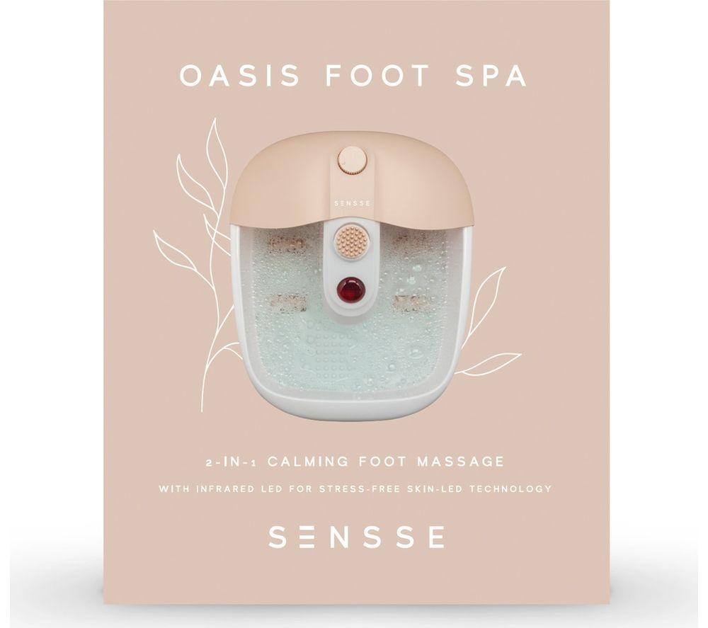 SENSSE BEAUTY Oasis FS01 Foot Spa & Pedicure Kit - Nude & White image number 2 of 2