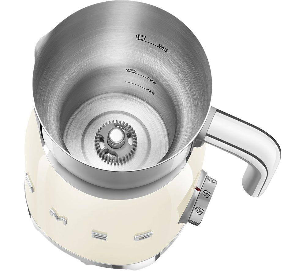 SMEG MFF11CRUK Electric Milk Frother - Cream image number 2 of 2