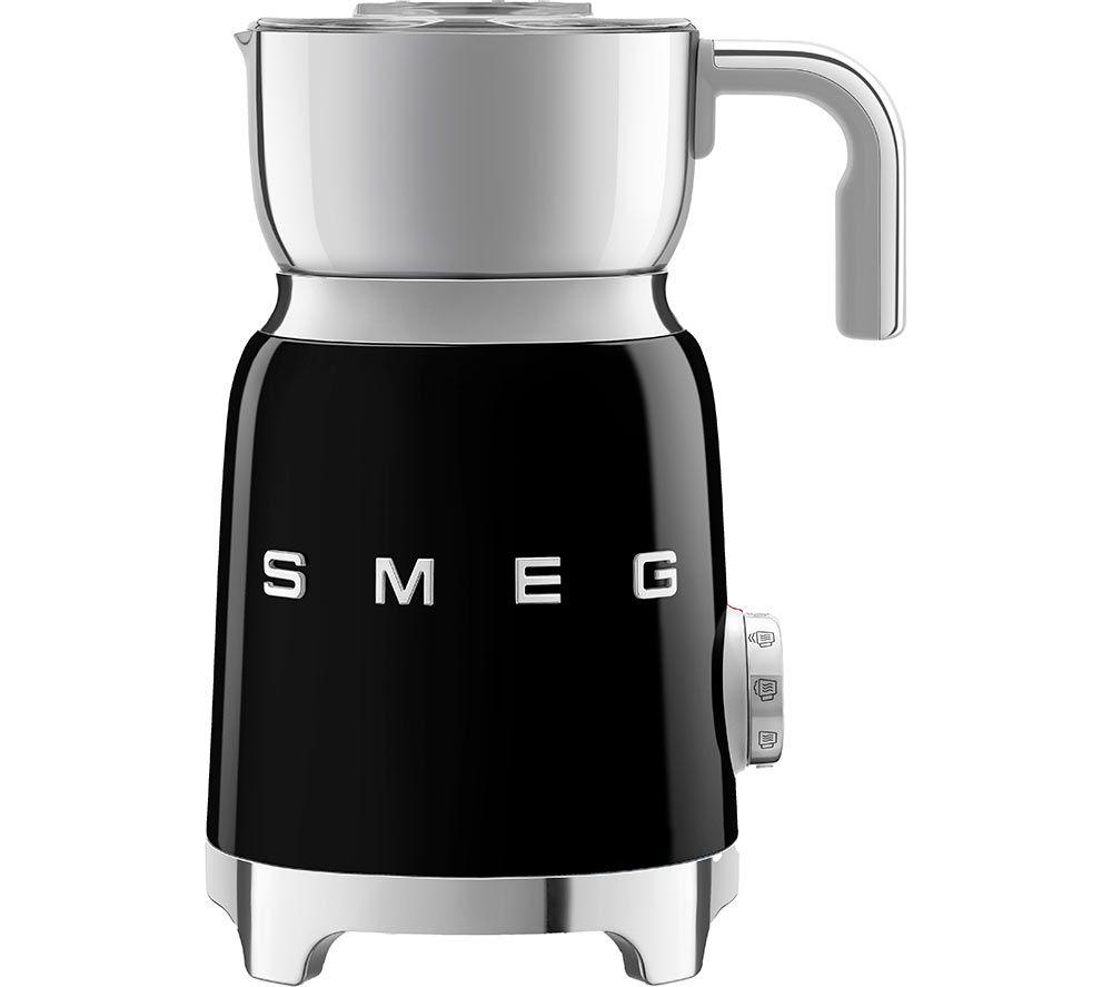 SMEG MFF11BLUK Electric Milk Frother - Black, Black