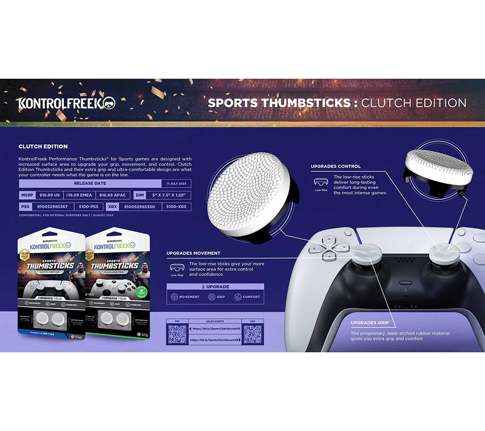 KONTROL FREEK Sports Thumbsticks for Xbox - Clutch White image number 8 of 8