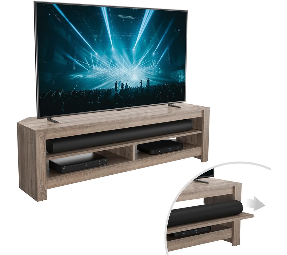 Avf Calibre Sound CAS140GO 1400 mm TV Stand - Rustic Sawn Oak, Brown