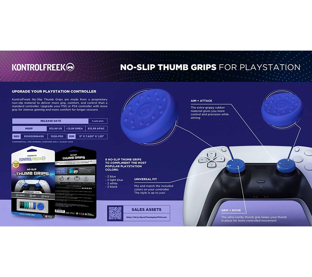 KONTROL FREEK Sports Thumbsticks for PS5 - Clutch White image number 10 of 14