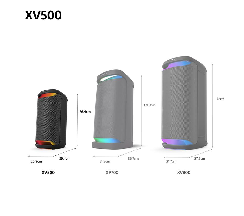 SONY SRS-XV500B Bluetooth Megasound Party Speaker - Black - image 8