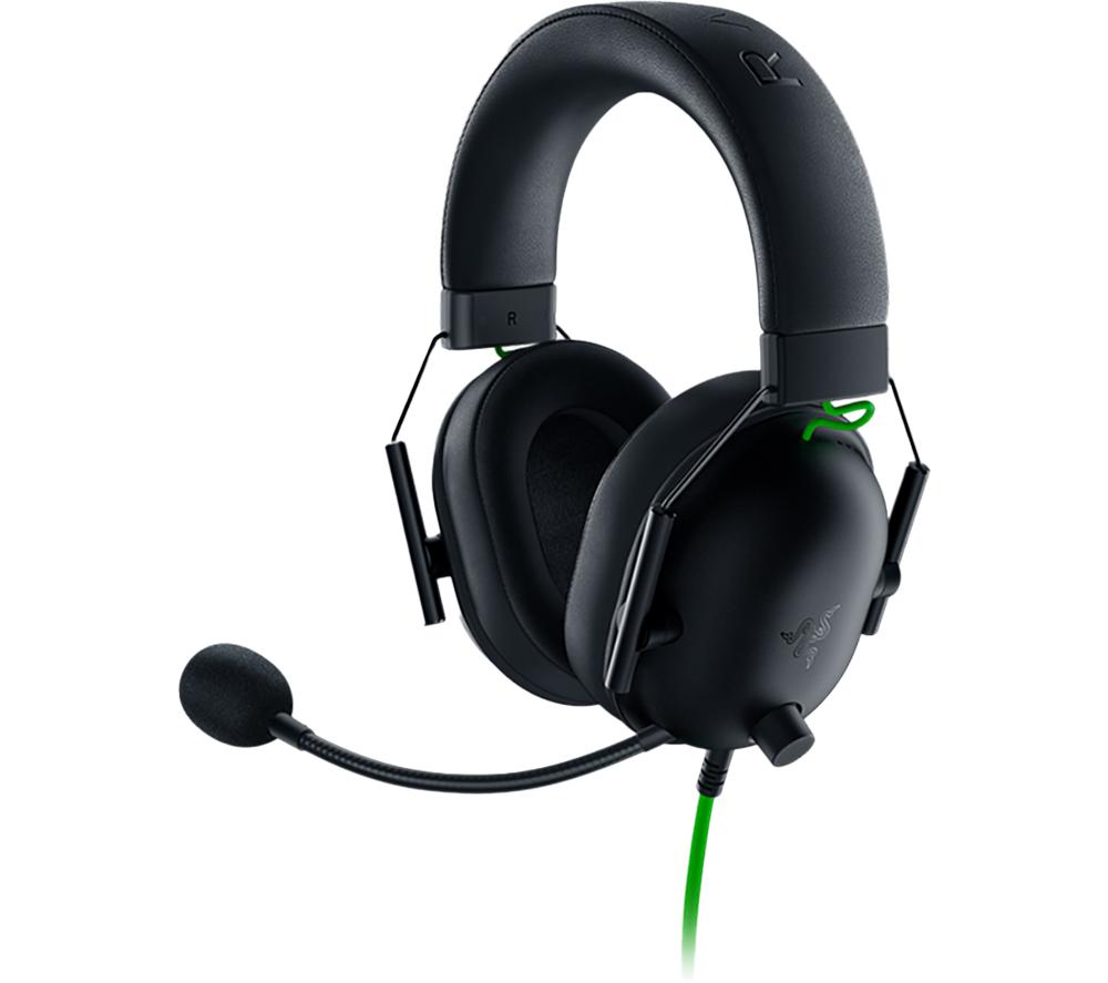 Razer BlackShark V2 X USB - Wired Esports Headset (TriForce 50 mm Drivers, Noise Cancellation, 240g Ultra-light Build, Memory Foam Cushions, 7.1 Surround Sound) Black