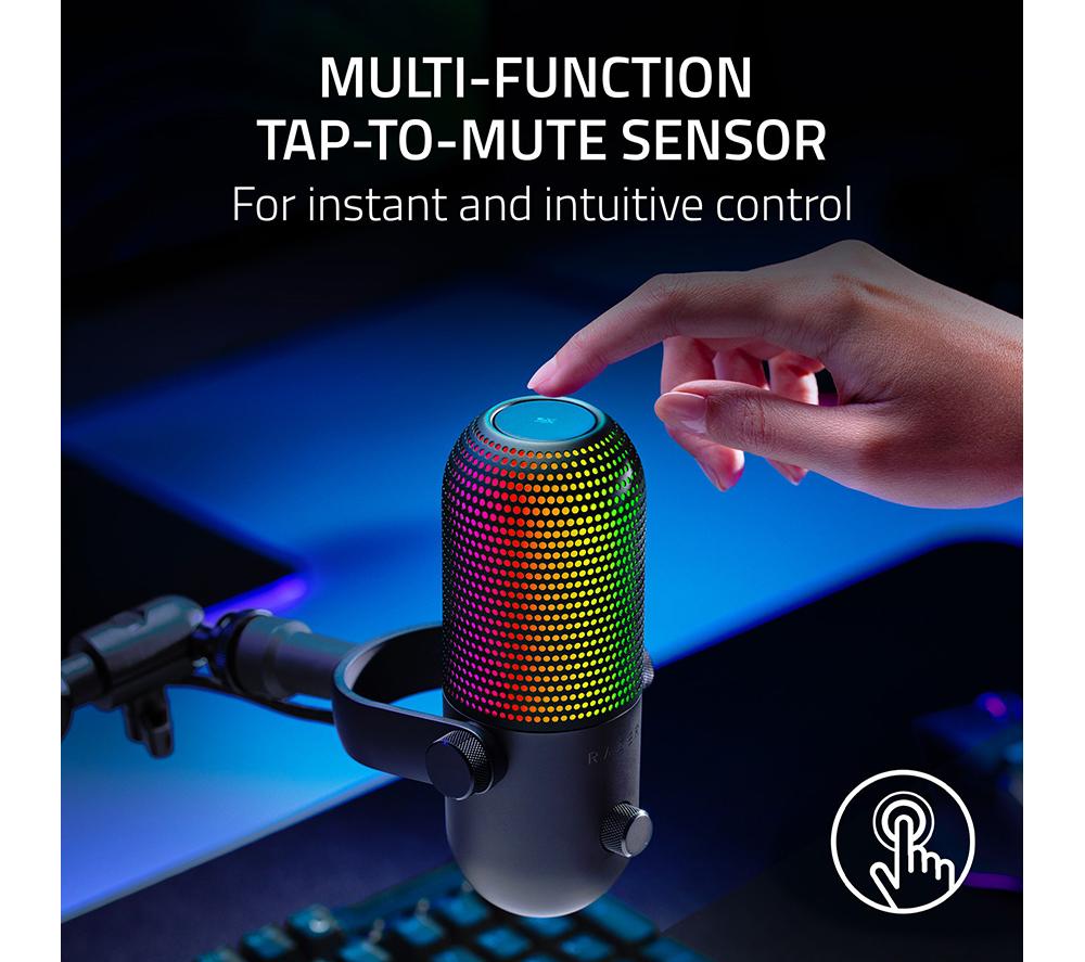 RAZER Seiren V3 Chroma Microphone - Black image number 3 of 15