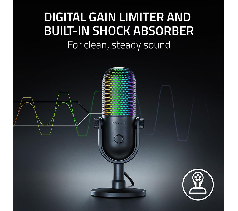 RAZER Seiren V3 Chroma Microphone - Black image number 5 of 15