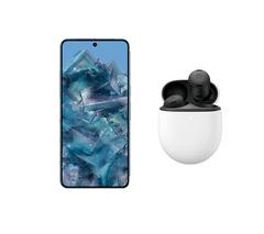 GOOGLE Pixel 8 Pro (256 GB, Bay) & Pixel Buds Pro Wireless Bluetooth Noise-Cancelling Earbuds (Charcoal) Bundle