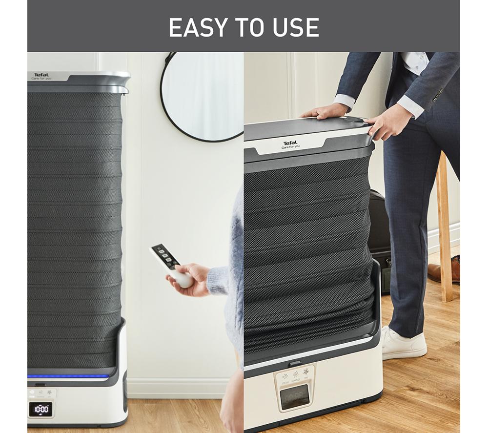TEFAL Care for You YT4050 Automatic Clothes Steamer - White & Grey image number 8 of 9