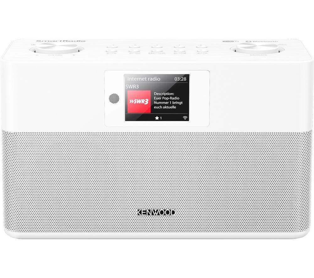 KENWOOD CR-ST100S DABﱓ Smart Bluetooth Radio - White, White